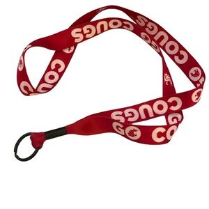 NWOT Go Cougs! WSU Neck Lanyard Washington State University Cougars